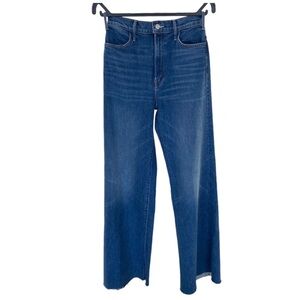 {MOTHER} The Hustler Roller Wide Leg Jeans